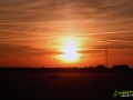 Zachód słońca nad Odrą