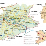 Mapa Saxon Switzerland National Park Germany